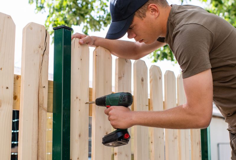 Fence Repair in Summer
